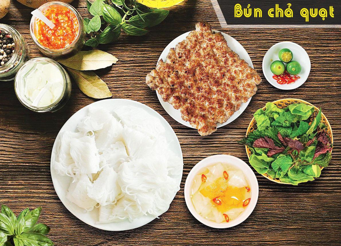 Bún chả quạt Ninh Bình