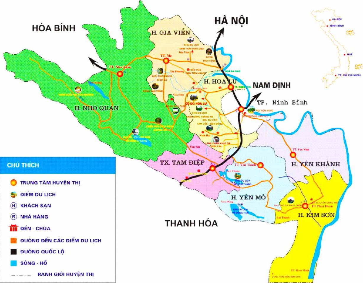 Bản đồ tỉnh Ninh Bình