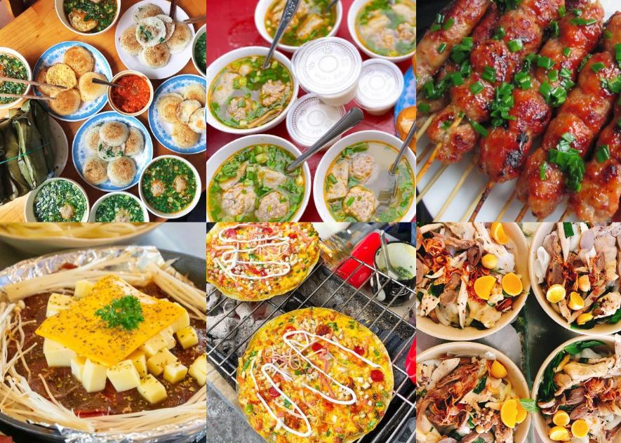Các món ăn vặt ở chợ đêm