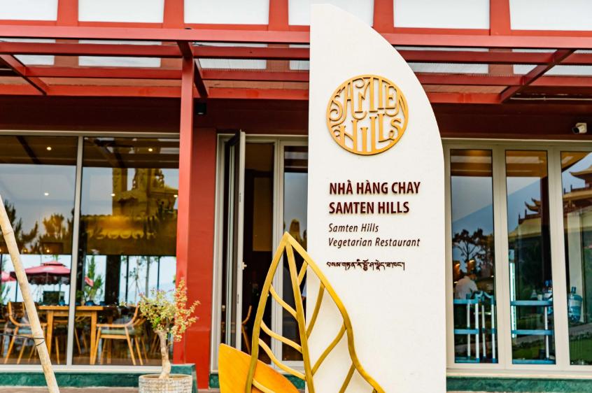 Nhà hàng chay Samten Hills với đa dạng thực đơn chay