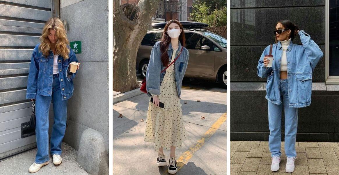 Áo khoác denim có đa dạng kiểu phối đồ, chị em tha hồ lựa chọn