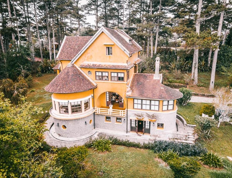 Resort Ana Mandara Đà Lạt nhìn từ trên cao