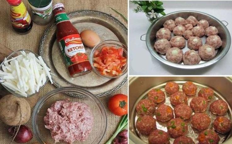 Các bước làm xíu mại