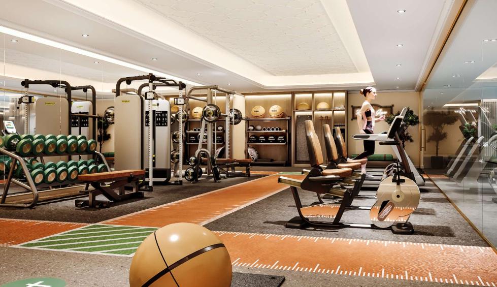 Phòng gym đầy đủ thiết bị