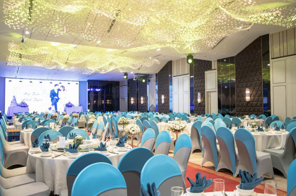 Dịch vụ set up tiệc cưới lung linh