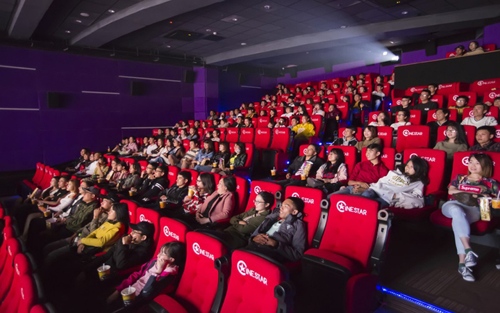 Không gian rạp chiếu phim Cinestar Đà Lạt hiện đại, tiện nghi