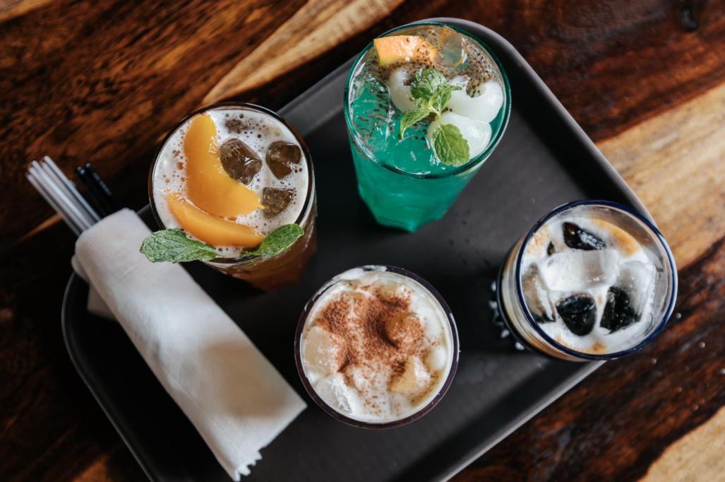 Menu đa dạng các món nước