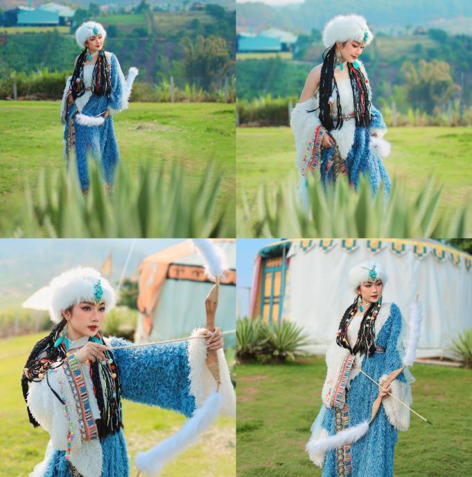 Có thể thuê trang phục hóa trang thành dân du mục tại Mongo Land