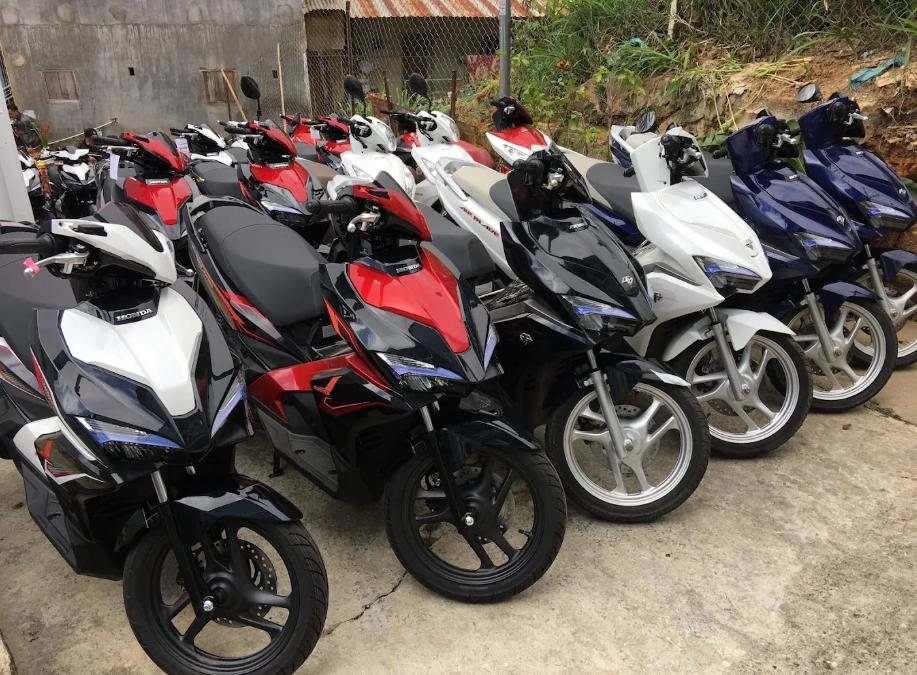 Thuê xe máy mới tinh tại Tuấn Anh