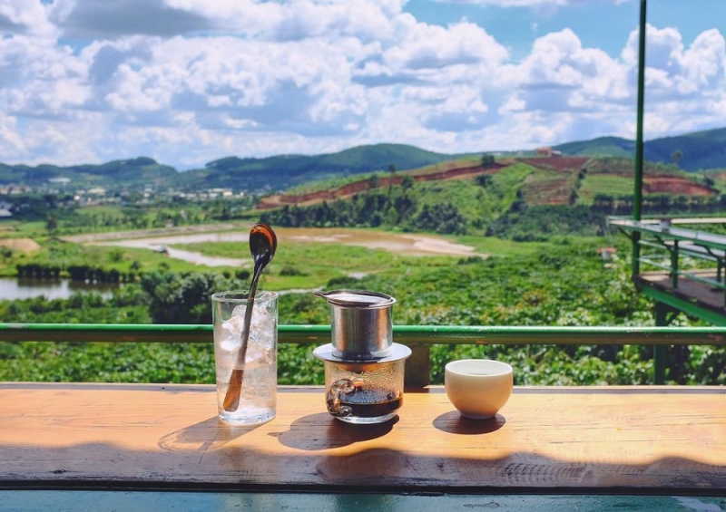 Thưởng thức cà phê Mê Linh và ngắm hoa hướng dương Đà Lạt tháng 7