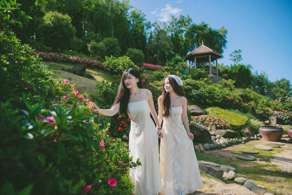 Nắng sáng là khoảng thời gian check-in siêu đẹp