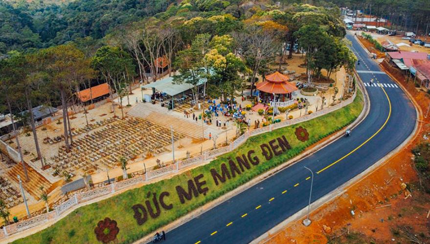 Cách di chuyển đến Đức Mẹ Măng Đen