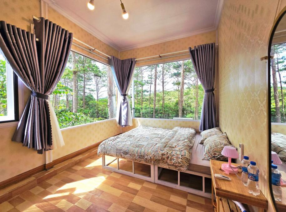 Không gian phòng ốc tại Nắng Homestay Măng Đen