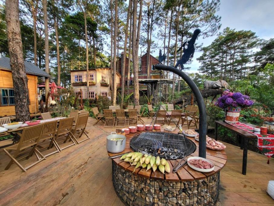 Dịch vụ setup tiệc BBQ ngoài trời 