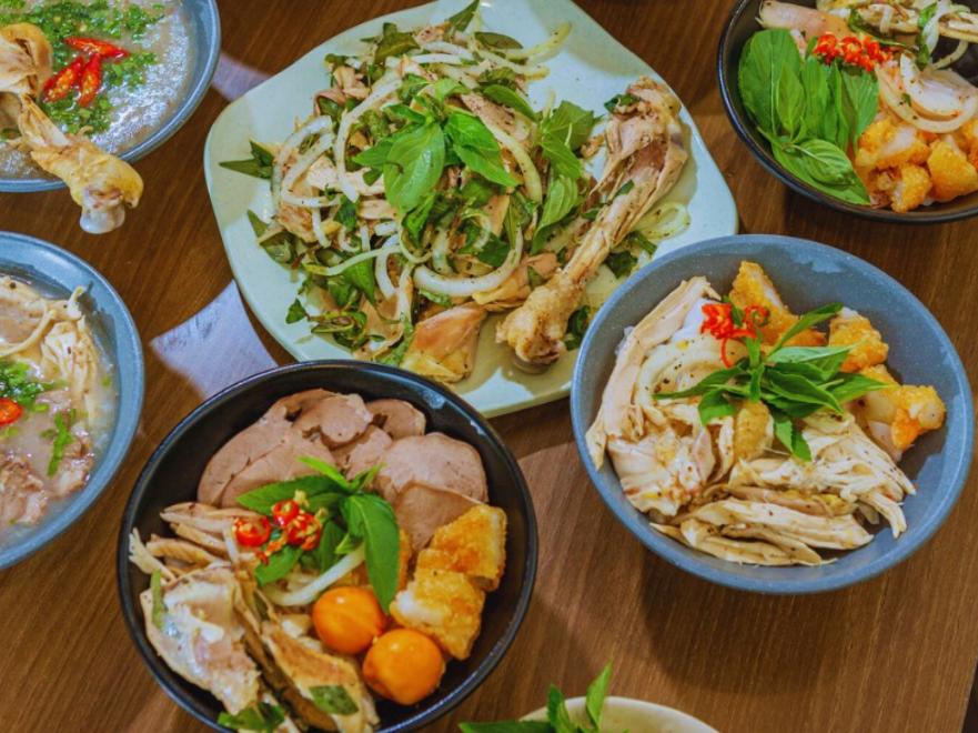 Bánh ướt lòng gà Trang