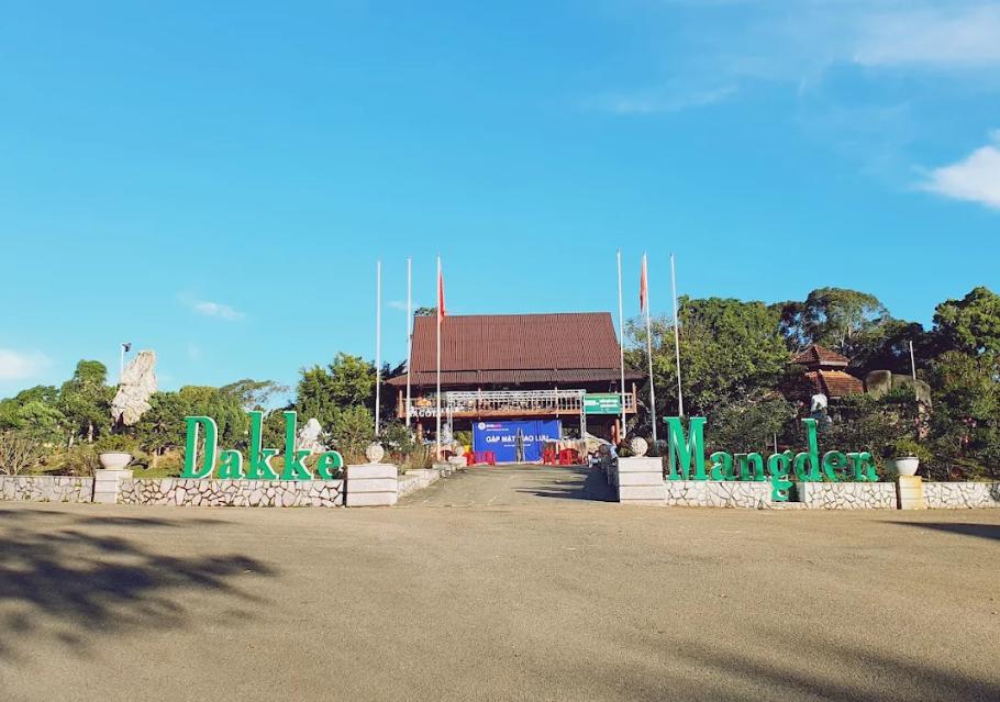 Resort Đakke Măng Đen có diện tích cực kỳ rộng lớn