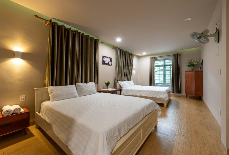 Phòng ngủ ấm áp, đầy đủ tiện ích