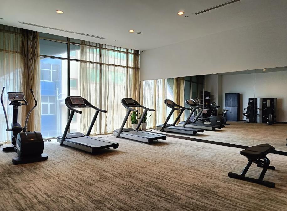 Phòng tập gym đầy đủ thiết bị hiện đại