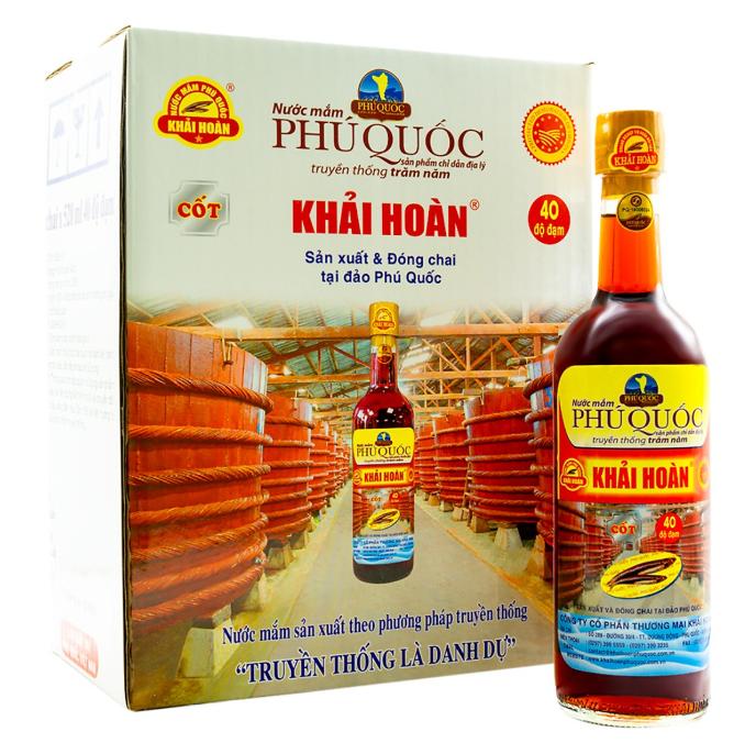 Khải Hoàn - Nước mắm Phú Quốc ngon chất lượng