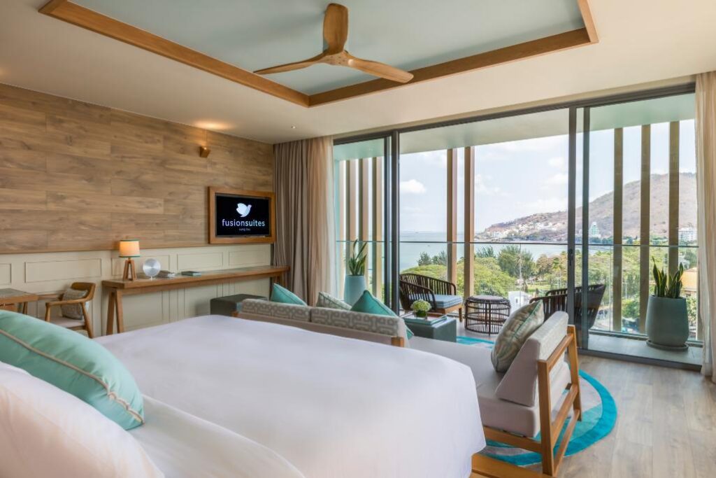 Căn phòng Fusion Penthouse có 3 phòng ngủ thoải mái