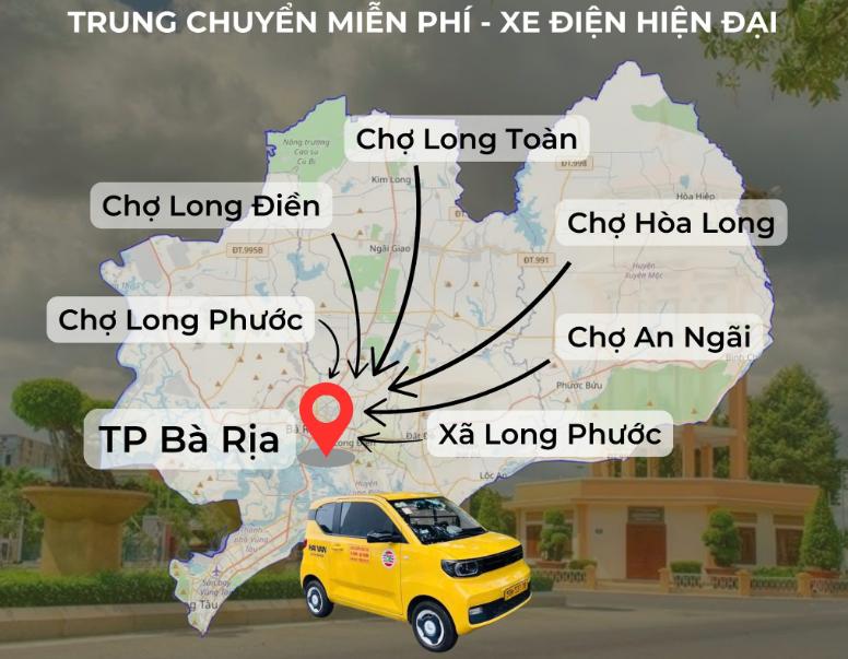Được đưa đón tận nơi trong nội thành
