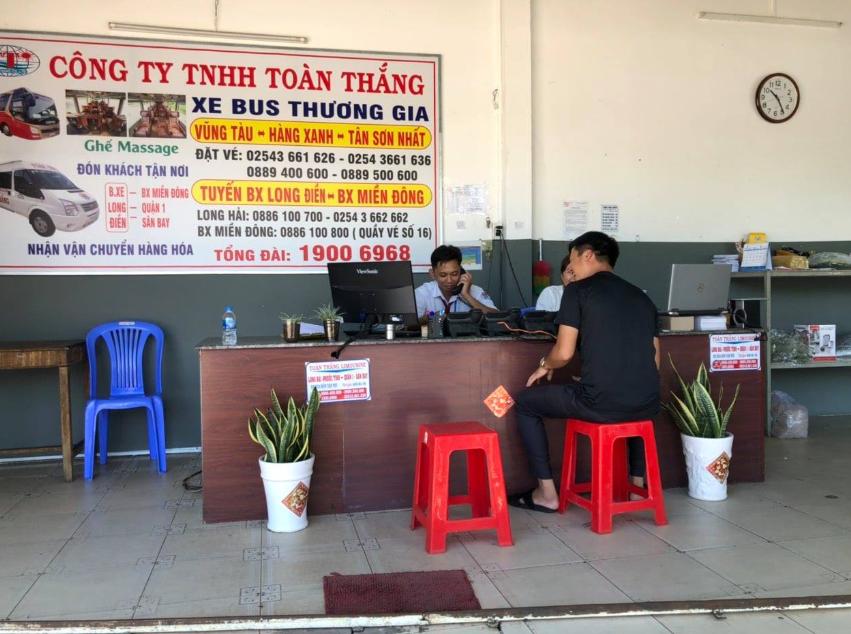 Nhà xe Toàn Thắng có nhiều văn phòng thuận tiện trong việc di chuyển