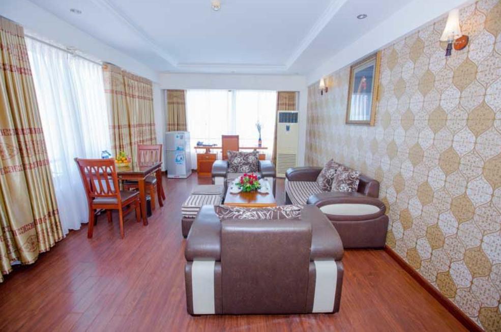 Hạng phòng VIP có không gian phòng khách riêng biệt