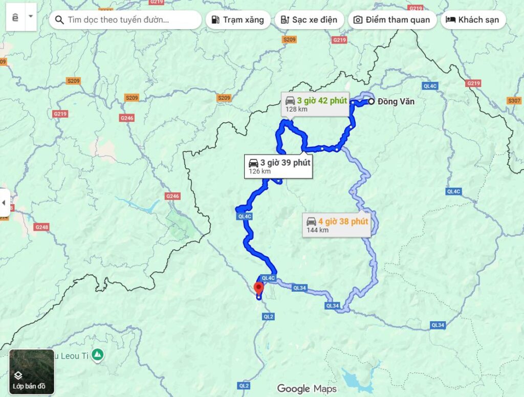 Hà Giang đi Đồng Văn bao nhiêu km?