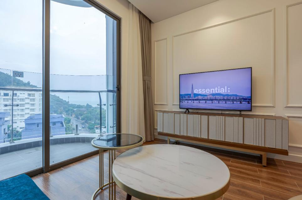 Hạng phòng căn hộ Apartment có phòng khách riêng biệt nhìn thẳng ra biển