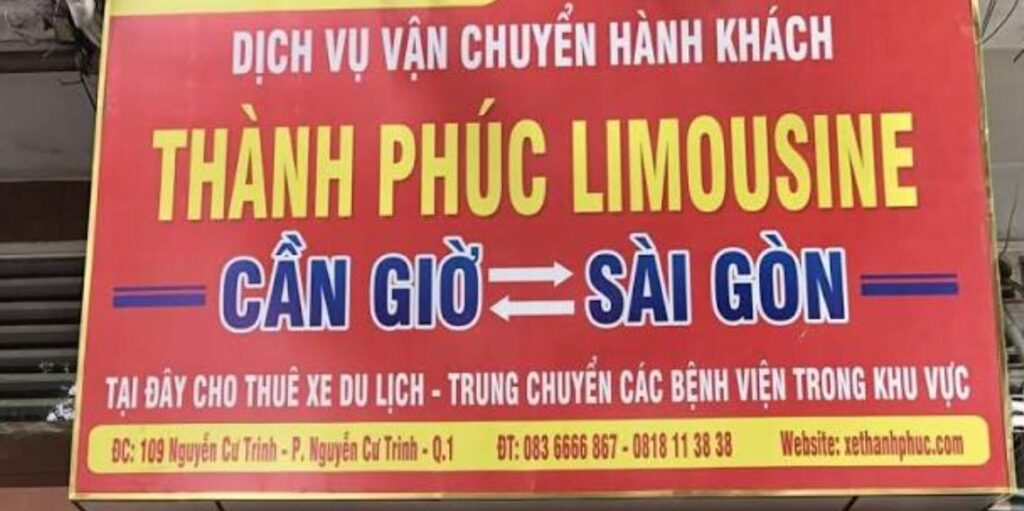 Đi xe khách Thành Phúc tới Cần Giờ nhanh chóng, giá rẻ