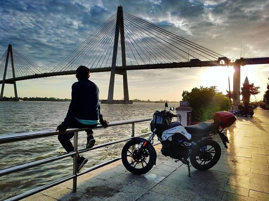 Đi Bến Tre bằng xe máy